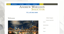 Desktop Screenshot of andrewwheldon.com.au